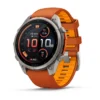 Garmin fēnix® 9 Pro LTE Titanium/ Autumn Orange - 47mm - Thumbnail Image 1
